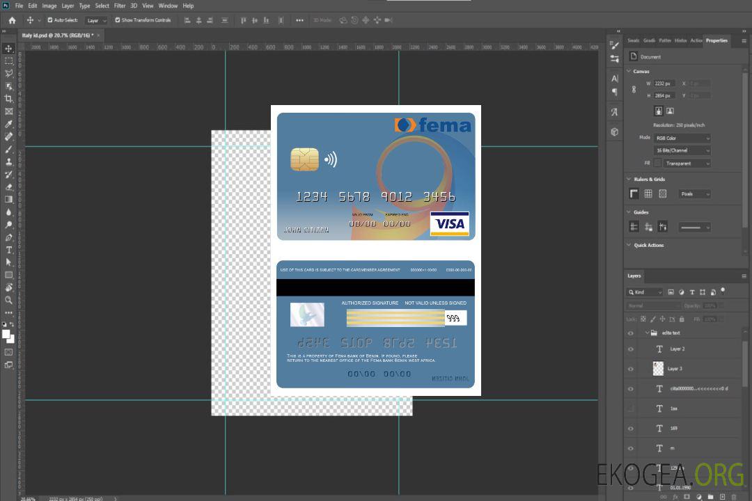 Carte visa bancaire Bénin Fema template Carte visa bancaire Bénin Fema template